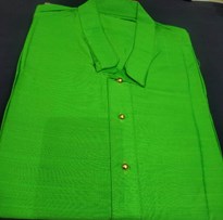 PARROT GREEN RAW SILK PANJABI