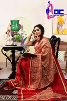 MURSIDABAD SILK BLOCK PRINT SAREE 21