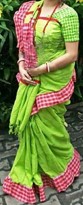 RAFFLE WORK COTTON SAREE DSG 4