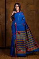 KHESH COTTON APPLIQUE WORK DZN 4 SAREE