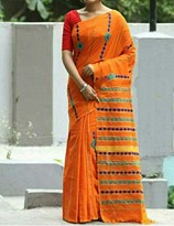 KHESH EMBROIDERED SAREE DESN