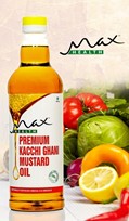 MAX HEALTH PREMIUM KACHI GHANI MUSTARD OIL  1000 ML PET BT