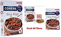 Cohere Dry Fish Bombay Duck 90 Gm  Pack of 3-270 Gm Sun Dried