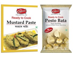 COOKME SPICES COMBO 6 MUSTARD PASTE  pack of 5 POST0 BATA PASTE pack of 2