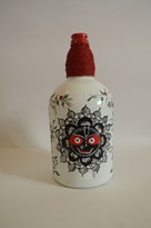 Wine Bottle Art - Flower Vase