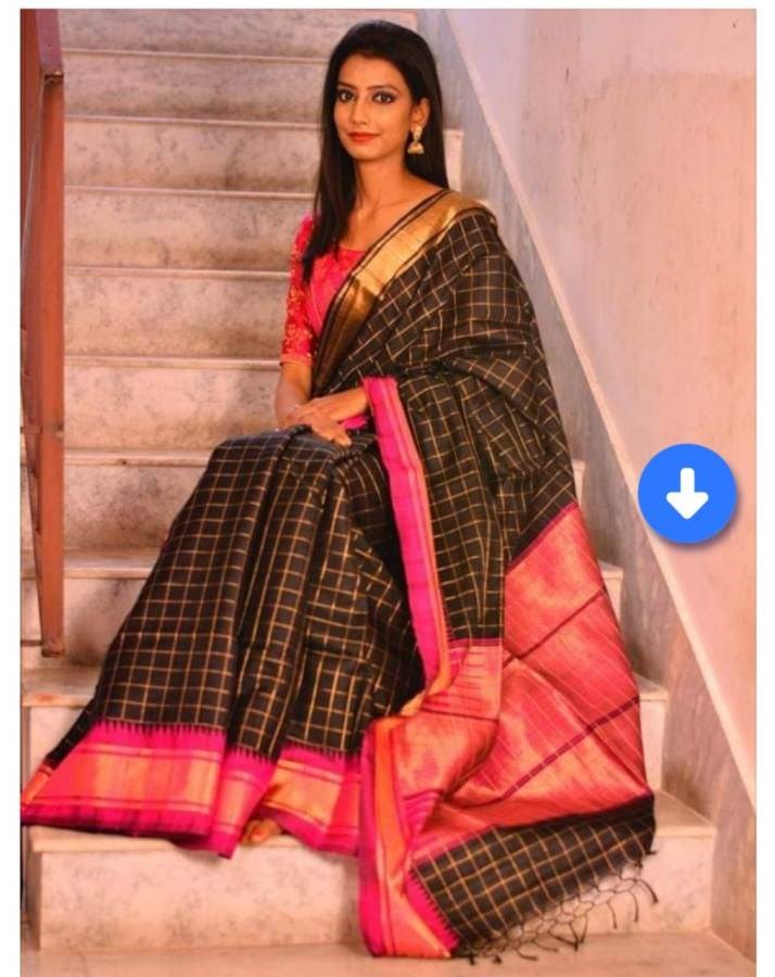 Handloom Banarasi Tussar Silk Saree – Khinkhwab