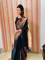 PURE BHAGALPUR TUSSAR SILK SAREE